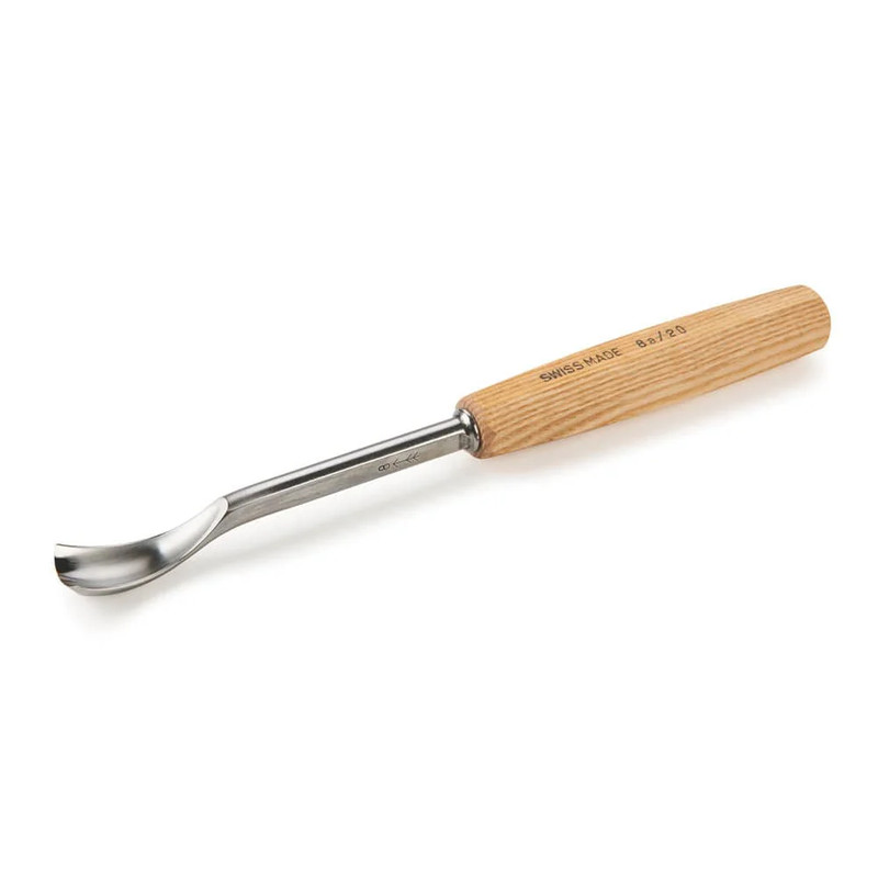 Spoon Gouge - Types:Full Size - Sweep:Number 8 - Size:20 mm